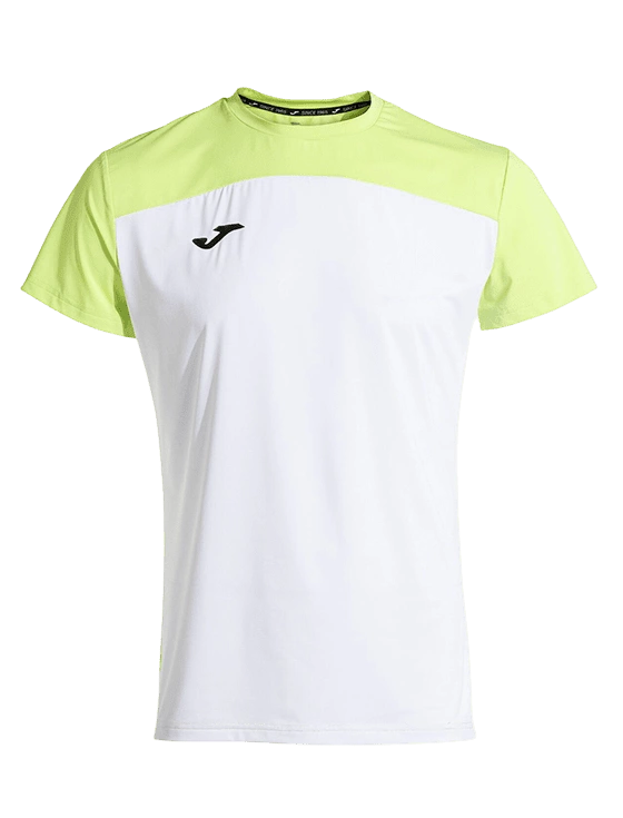 Футболка Joma Challenge Short Sleeve T-Shirt M (Белый/Лайм)