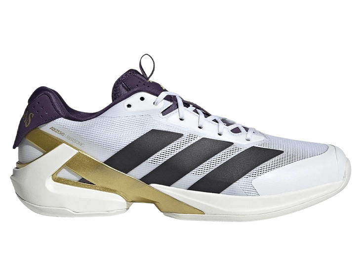 Кроссовки мужские Adidas Adizero Ubersonic 5 M (Белый/Черный/Сливовый)