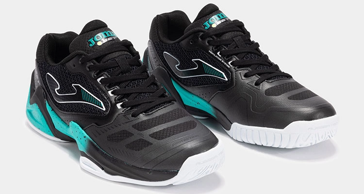 Мужские теннисные кроссовки Joma Set Men (Black/Turquoise) в магазине Корт