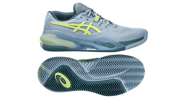 Кроссовки мужские Asics Gel-Resolution X Clay Grey Blue/Pistachio