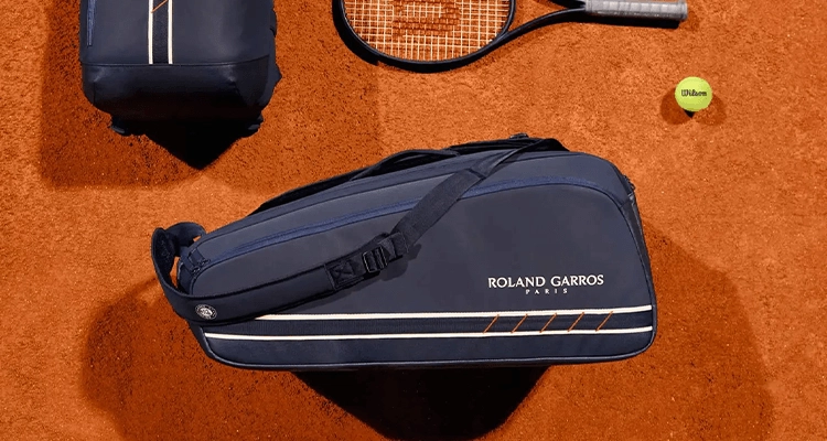 Сумка Wilson Roland Garros Session Soiree Super Tour 15R 2025 (Navy) на сайте ten-nis.ru