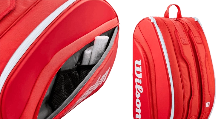 WR8913001 Сумка Wilson для падела Super Tour Padel Bag 2026 Red