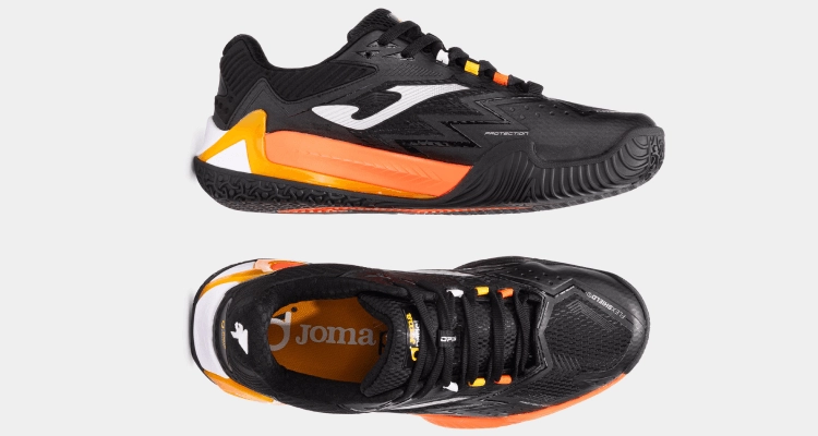 Теннисные кроссовки Joma Open Men (Black/Orange) для мужчин
