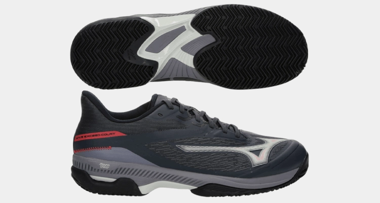 Кроссовки Mizuno Wave Exceed Court Clay (Odyssey Gray/White/BlueGranite) для мужчин