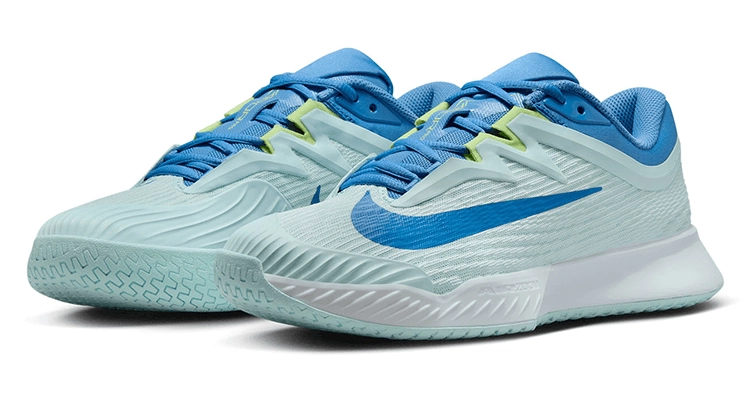 Обновленная амортизация Air Zoom в кроссовках Nike Court Vapor Pro 3 HC (Glacier Blue/Star Blue/Blue Beyond/White)
