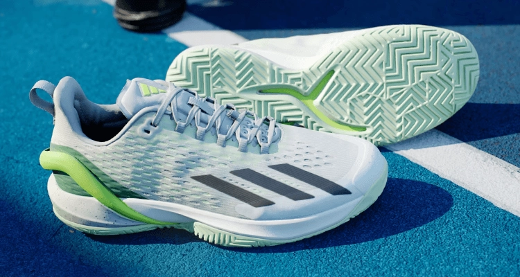 Кроссовки мужские Adidas Adizero Cybersonic M (Хрустальный Нефрит/Черный/Лайм) на сайте ten-nis.ru