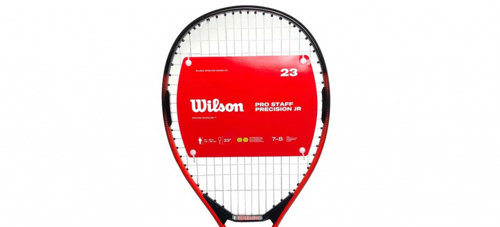 Ракетка для детей Wilson Pro Staff Precision Jr 23 Детская ракетка с натяжкой Wilson Pro Staff Precision Jr 23