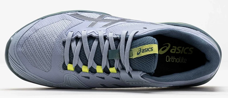 Кроссовки мужские теннисные Asics Solution Speed FF 4 (Серый/Голубой) на сайте ten-nis.ru