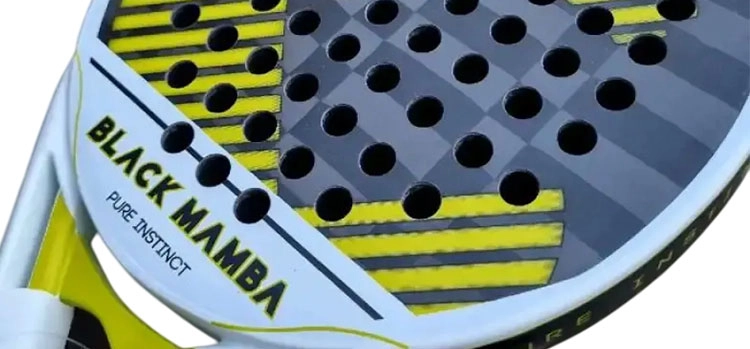 Ракетка Vibor-A Black Mamba Evo Pro White 2026 с шероховатой поверхностью в магазине ten-nis.ru