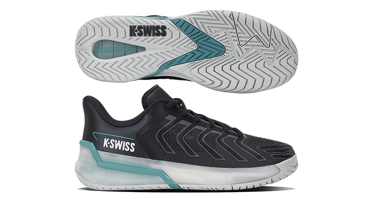 04437-031 Кроссовки мужские K-Swiss Ultrashot 4 (Carbon/Blanc de Blanc/Baltic	