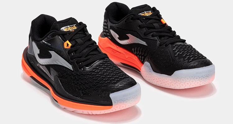 Мужские кроссовки для большого тенниса Joma Ace (Black/Orange) в магазине Корт