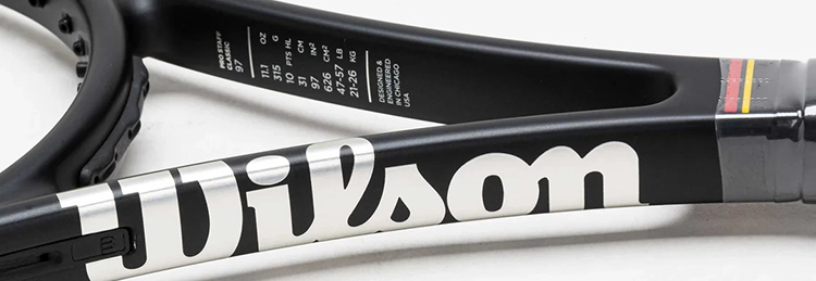 Теннисная ракетка Wilson Pro Staff 97 Classic с винтажным дизайном для опытных теннисистов