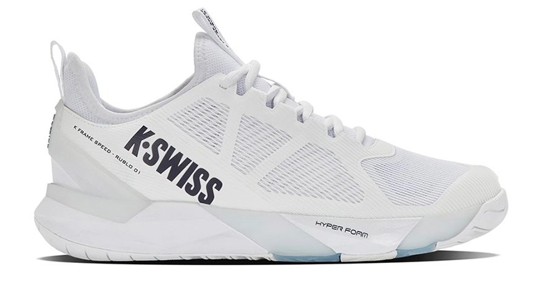 Мужские теннисные кроссовки K-Swiss Frame Speed Rublo белого цвета в магазине Корт