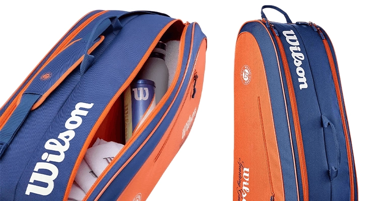 Сумка для тенниса Wilson Roland Garros Team 2026 6R (Clay/Blue)