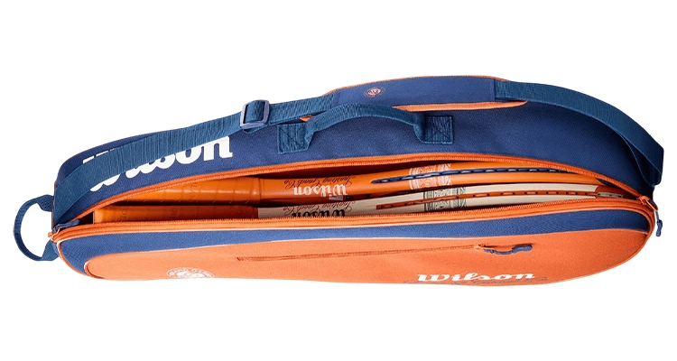 Сумка Wilson Roland Garros Team 2026 3R (Clay/Blue) на 3 ракеки для тенниса