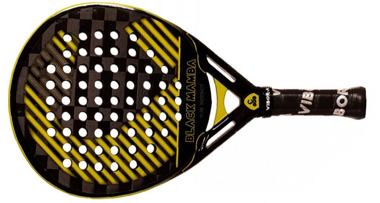 Ракетка для падела Vibor-A Black Mamba Evo Pro Black 2026 в магазине Корт
