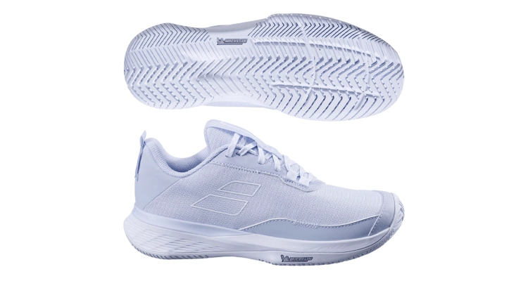 Кроссовки женские Babolat SFX Evo All Court (Blue/White) на сайте ten-nis.ru
