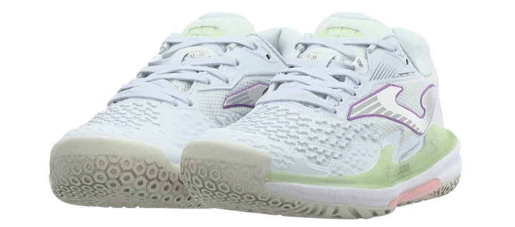 Женские теннисные кроссовки Joma Ace Pro Lady (White/Neon Green) в магазине Корт
