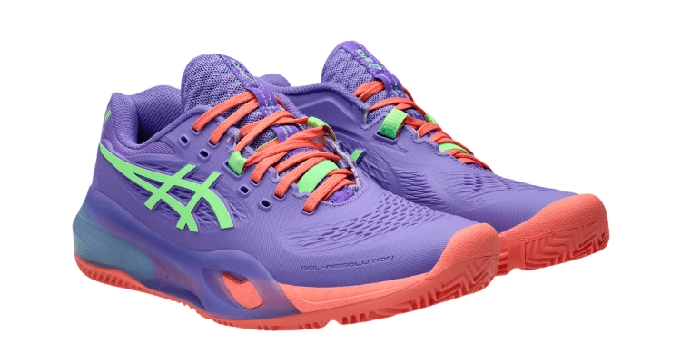 Кроссовки женские Asics Gel-Resolution X (Amethyst/Illuminate Green) на сайте ten-nis.ru