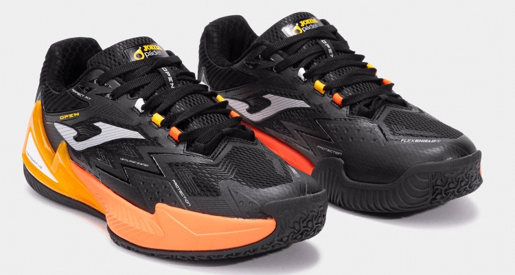 Кроссовки мужские Joma Open Men (Black/Orange) на сайте ten-nis.ru