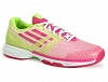 Кроссовки женские Adidas Adizero Ubersonic (Пурпурный/Лайм) Фото 1