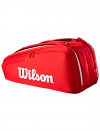 Сумка Wilson для тенниса Super Tour 9R 2025 (Красный) Фото 2
