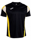 Футболка Joma Montreal Short Sleeve T-Shirt M (Черный/Желтый) Фото 1