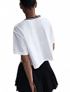 Футболка Nike Court Dri-FIT Heritage SS Crop Tee W (Белый) Фото 3