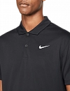 Поло Nike Court Dri-Fit Solid M (Черный/Белый) Фото 3