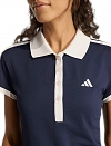 Поло Adidas Heritage Polo W (Синий) Фото 4