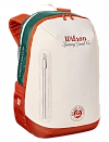 Рюкзак Wilson Super Tour Roland Garros Backpack 2026 (Кремовый/Коричневый/Зеленый) Фото 1