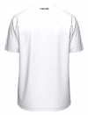 Футболка Head Topspin T-Shirt M (Белый/Темно-синий) Фото 4