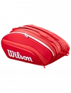 Сумка Wilson для падела Super Tour Padel Bag 2026 (Красный) Фото 1