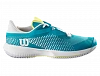 Кроссовки женские Wilson Kaos Swift 1.5 W (Algiers Blue/White/Sunny Lime) Фото 1