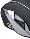 Сумка Wilson для падела Defy V1 Padel Bag (Черный/Золотой) Фото 7