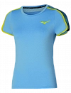Футболка Mizuno Frontier Tee W (Голубой) Фото 3