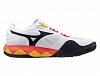 Кроссовки мужские Mizuno Wave Enforce Tour 2 (White/Baritone Blue/Fiery Coral) Фото 2