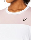 Футболка Asics Court T-Shirt W (Brilliant White/Watershed Rose) Фото 3