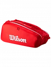 Сумка Wilson для тенниса Super Tour 9R 2025 (Красный) Фото 1