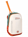 Рюкзак Wilson Super Tour Roland Garros Backpack 2026 (Кремовый/Коричневый/Зеленый) Фото 2