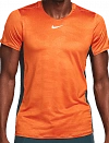 Футболка Nike Court Dri-Fit Advantage Print T-Shirt M (Campfire Orange/Deep Jungle/White) Фото 3
