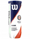 Теннисные мячи Wilson Roland Garros Clay Court x3 Фото 1