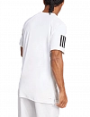 Футболка Adidas Club 3 Stripes M (Белый) Фото 4