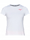 Футболка Mizuno Daybreakers Printed SS Tee W (Белый/Серый) Фото 4