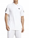 Поло Adidas 3 Stripes Club Polo M (Белый) Фото 2