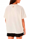 Футболка Asics Court Graphic Logo T-Shirt W (Бежевый) Фото 2