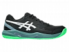 Кроссовки мужские Asics Gel-Dedicate 8 (Черный/Зеленый) Фото 1