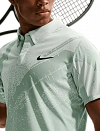 Поло Nike Court Slam Polo M (Бледно-Зеленый/Черный) Фото 4