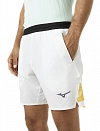 Шорты Mizuno Daybreakers 8in Shorts M (Белый/Оранжевый) Фото 2