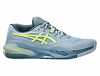 Кроссовки мужские Asics Gel-Resolution X Грунтовые (Серо-Голубой/Фисташковый) Фото 1